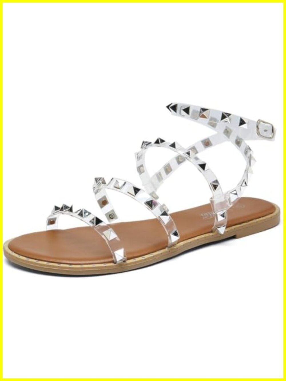 Studded Strappy Flat Sandals | Gladiator Style | Women's Sandals